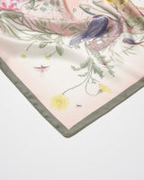 High Tea Narrative Ivory Square Scarf