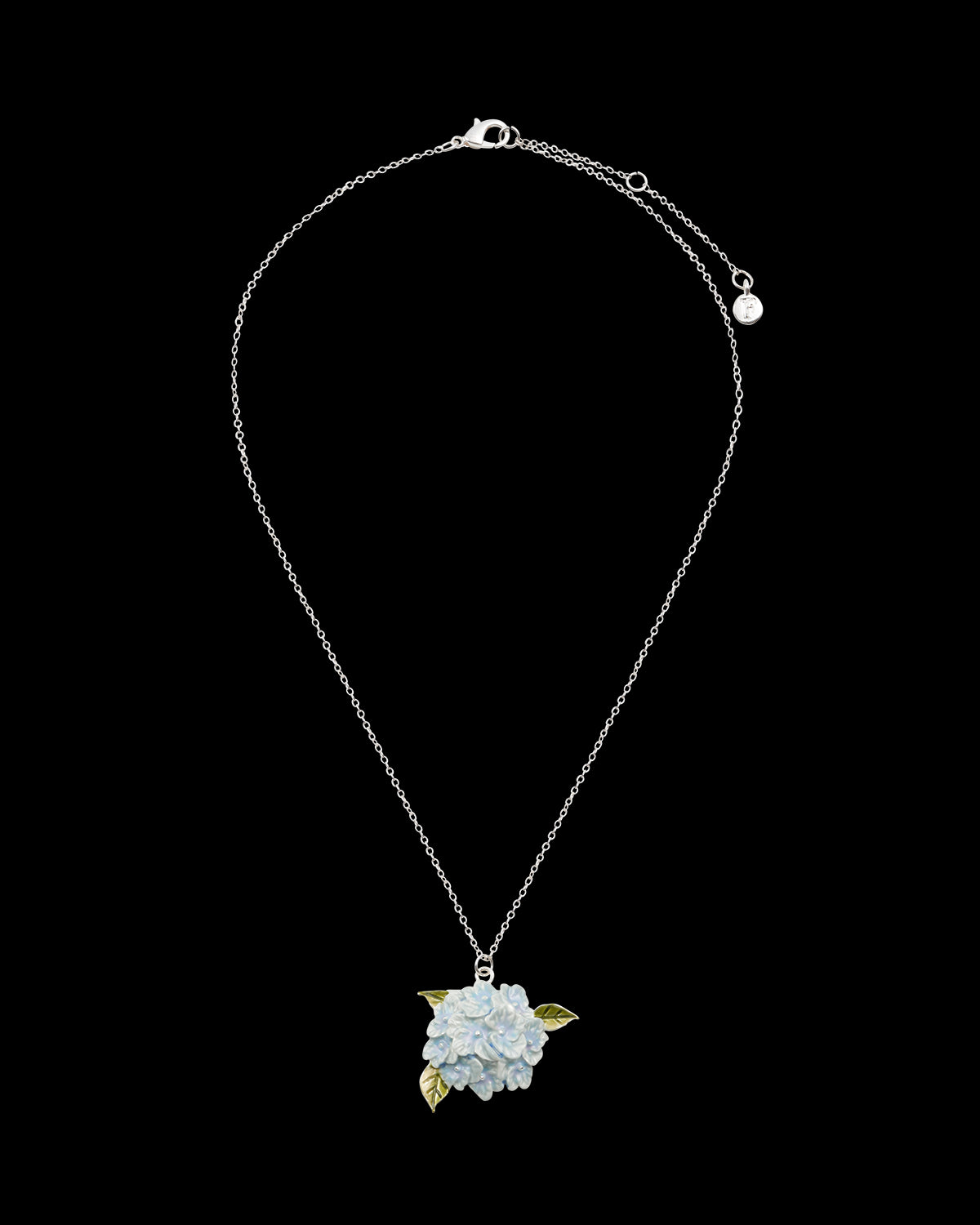 Collar Hortensia Plata