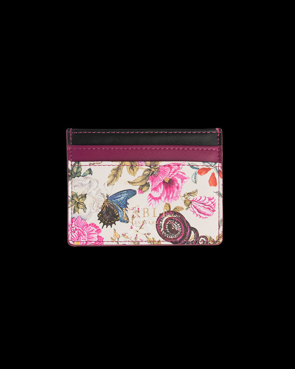 Floral Engravings Card Holder