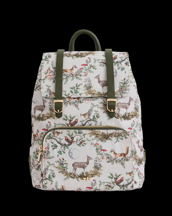 A Night's Tale Woodland Mini Backpack Crystal Grey