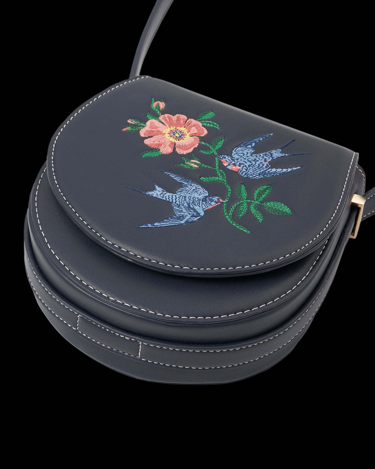 Swooping Swallows Saddle Bag