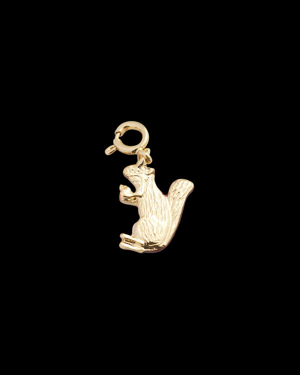 Enamel Cheeky Squirrel Charm