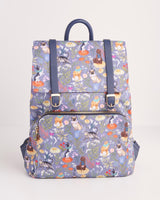 Catherine Rowe Pet Portraits Blue Medium Backpack