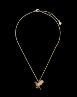 Enamel Robin Necklace