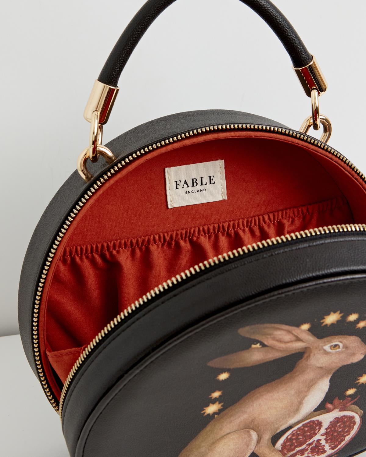 Sac à main Tarot Tales l'Impératrice Jessica Roux – Noir