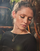 Lavender Monocle Necklace