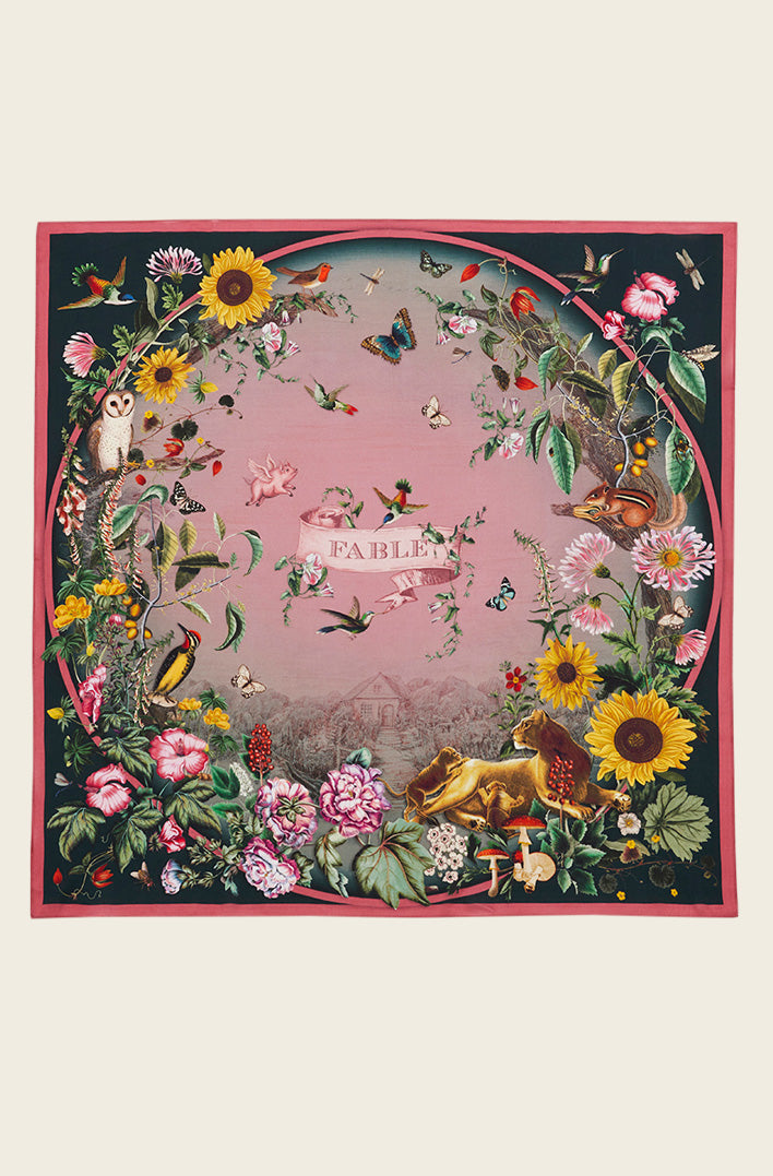 circe nature square scarf