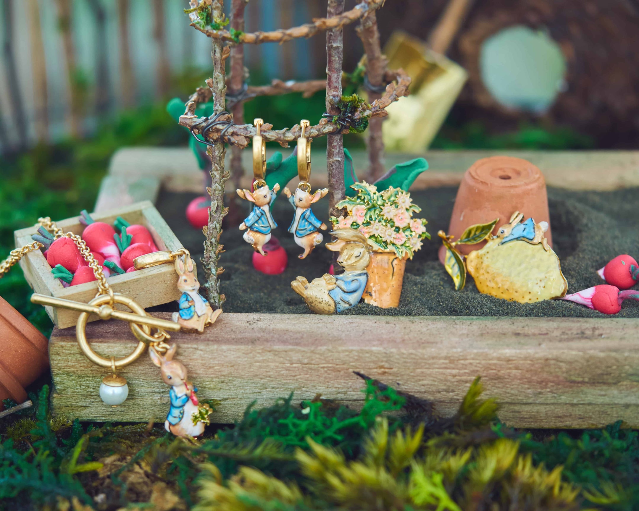 Fable England x Peter Rabbit Pumpkin Brooch