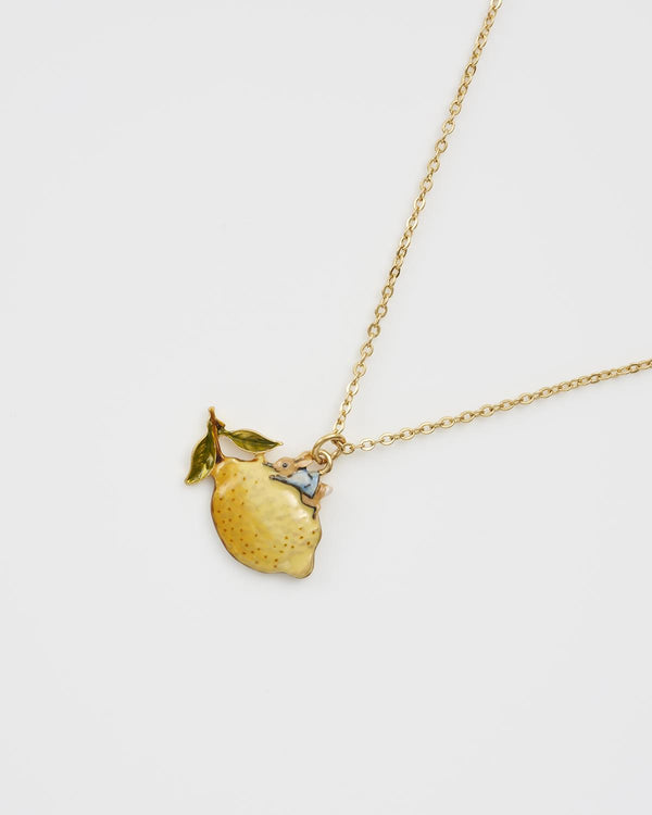  Peter Rabbit Lemon Necklace