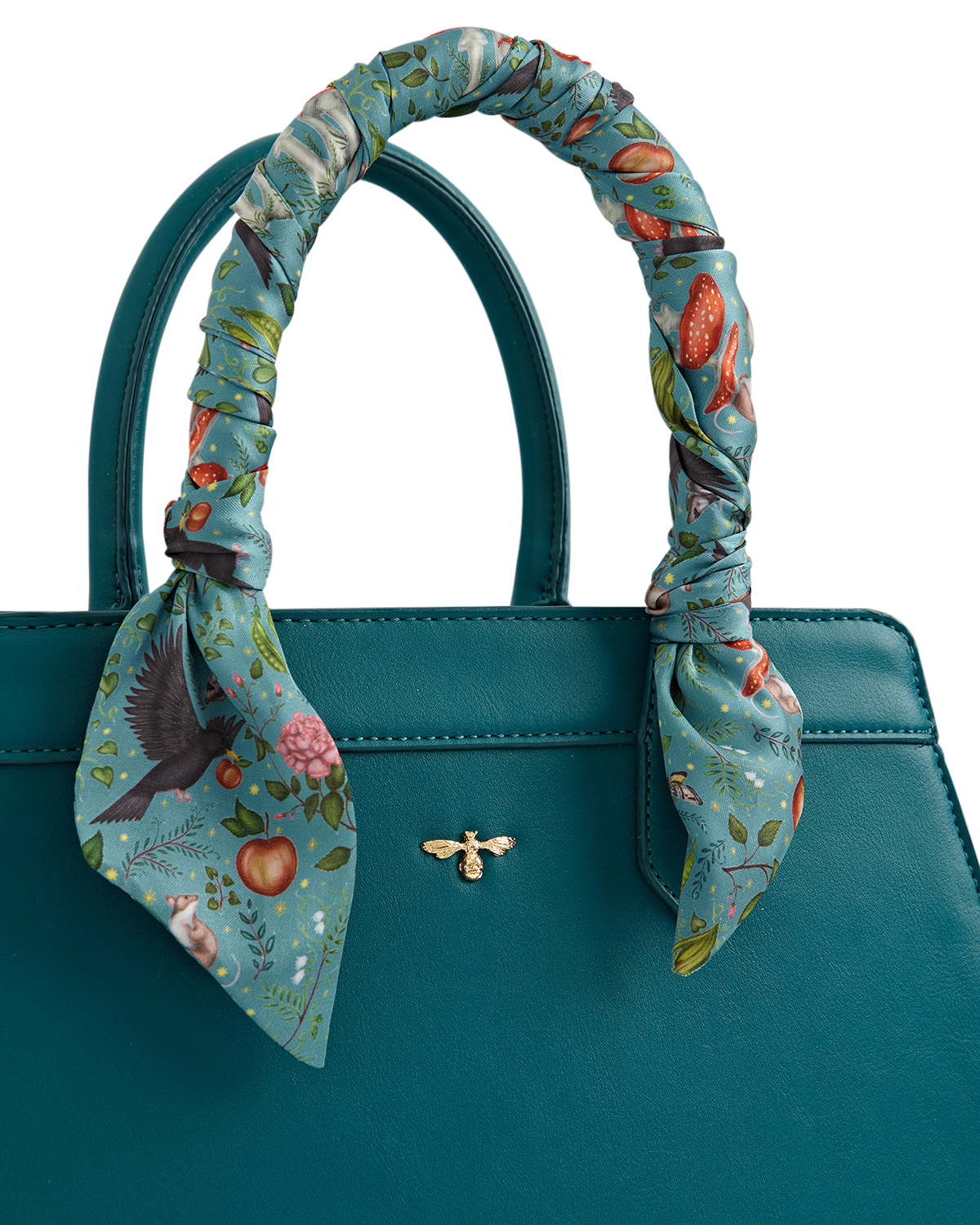 Borsa Tote Into the Woods Verde Acqua