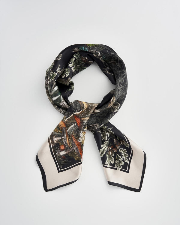 A Night's Tale Narrative Silk Square Scarf by Fable England