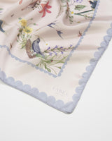 High Tea Toile Square Scarf