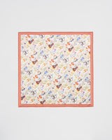 Catherine Rowe Pet Portraits Mushroom Cream Square Scarf