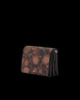 Deco Blooms Black Crossbody Handbag