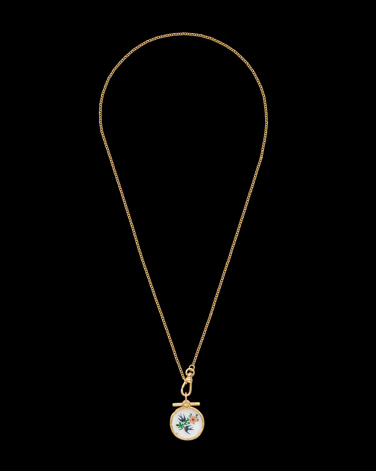 Swallow Monocle Necklace