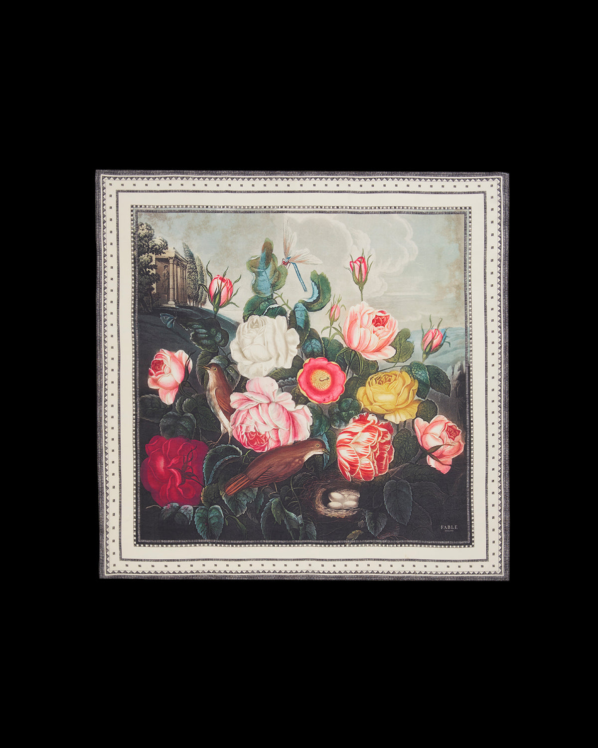 Roses Large Square Scarf