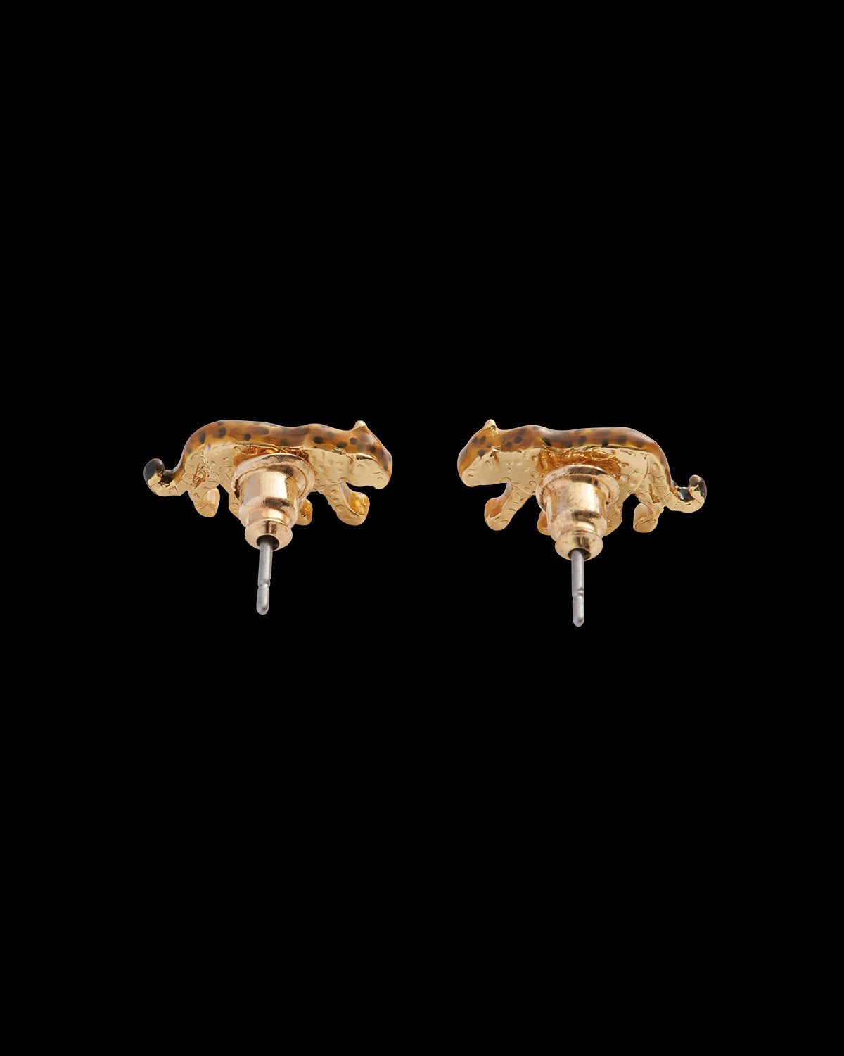 Leopard Stud Earrings