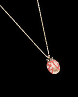 Ladybird Enamel Long Necklace