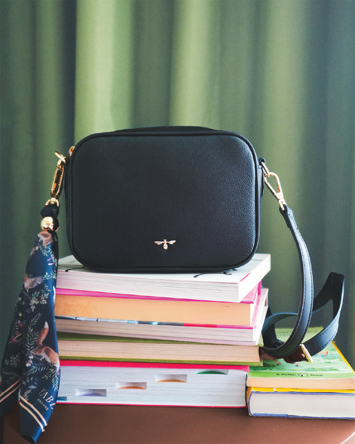 Bolso tipo cámara Alice negro
