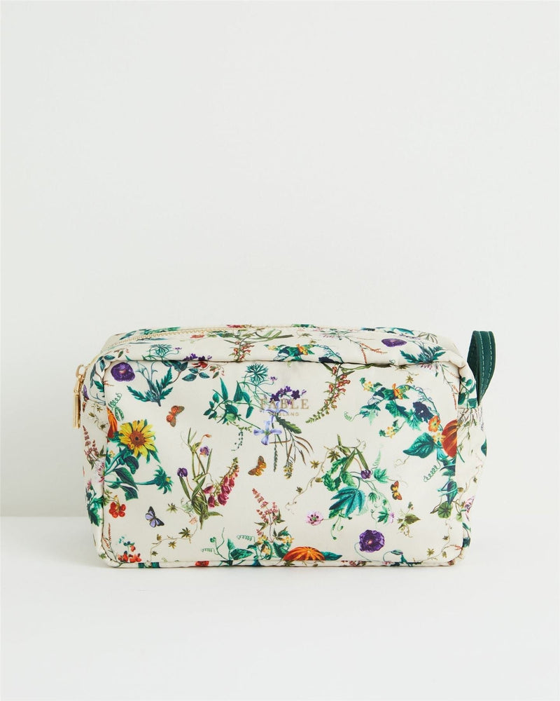 Botanical Pumpkin Ivory Travel Pouch by Fable England