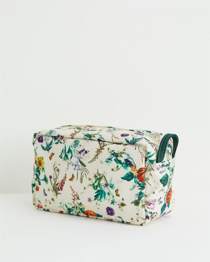 Botanical Pumpkin Ivory Travel Pouch by Fable England