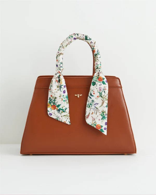 Botanical Pumpkin Tote- Tan by Fable England