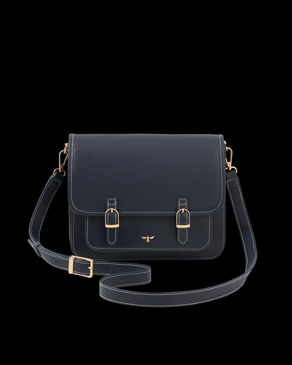 Ditsy Navy Satchel