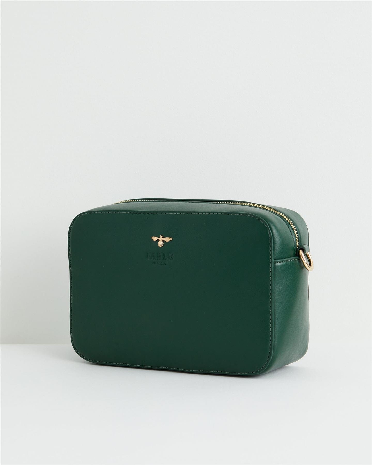 Camera Bag Green with Printed Strap by Fable England