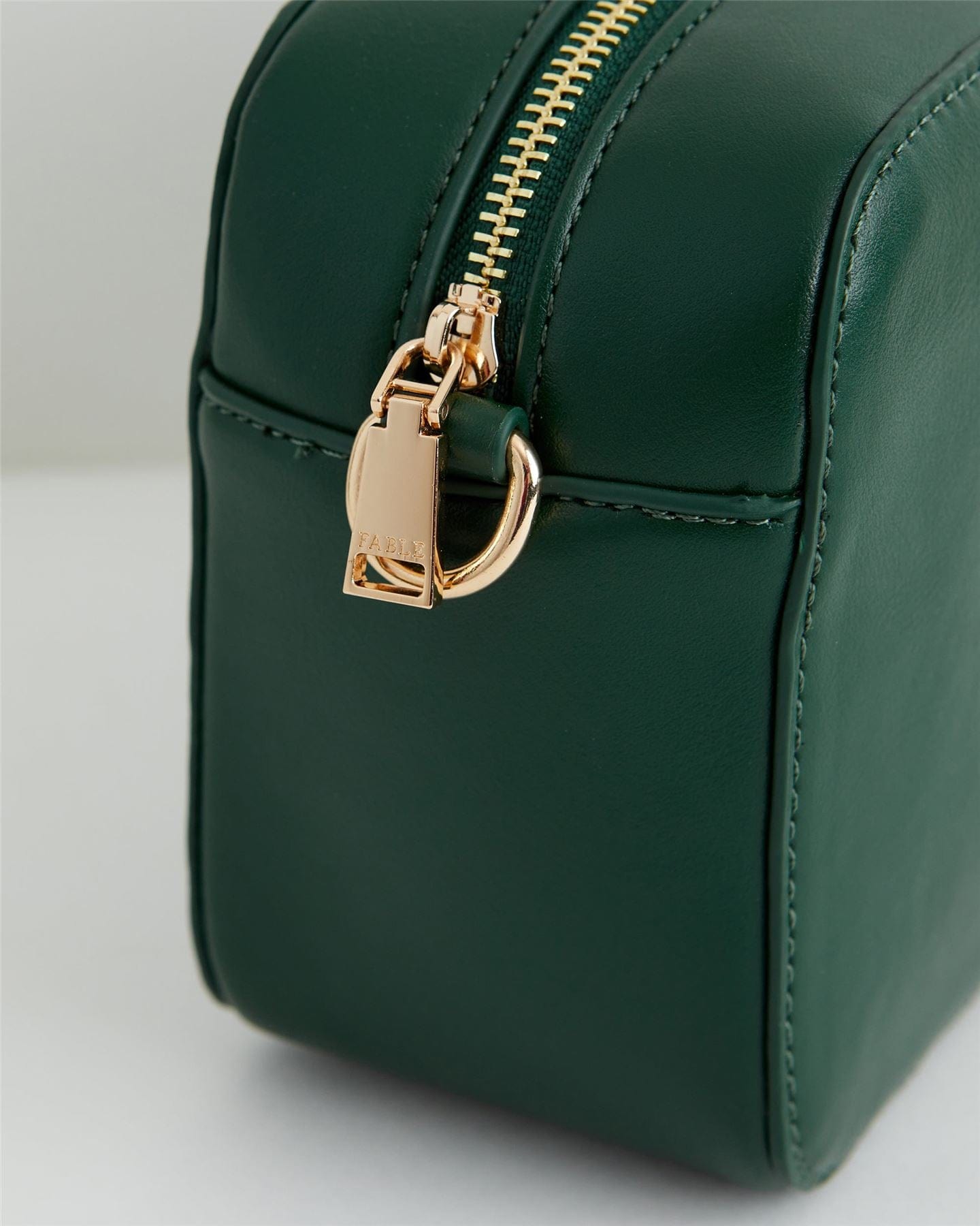 Camera Bag Green with Printed Strap by Fable England