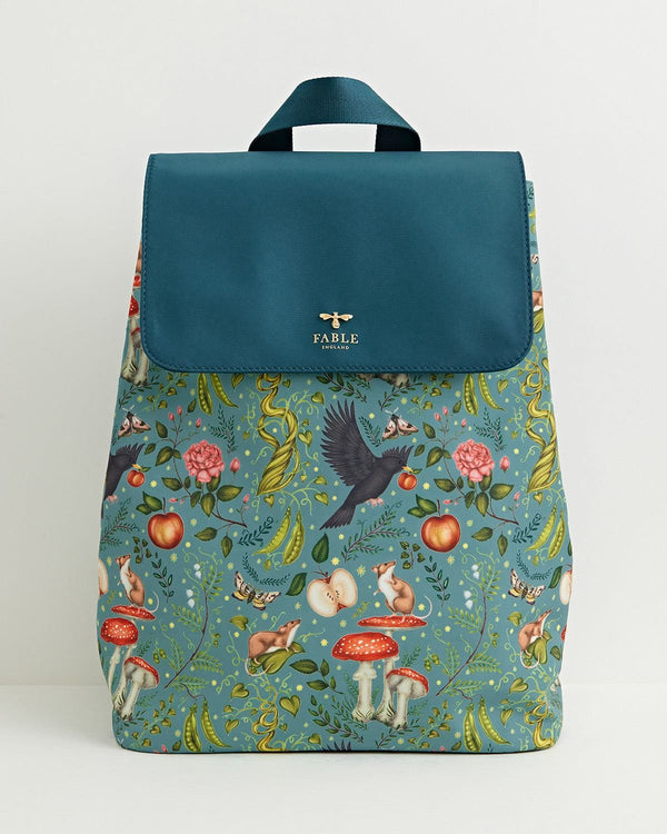 Into The Woods Backpack Teal by Fable England