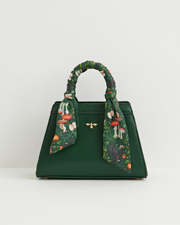 Catherine Rowe Into The Woods Small Tote - Green by Fable England