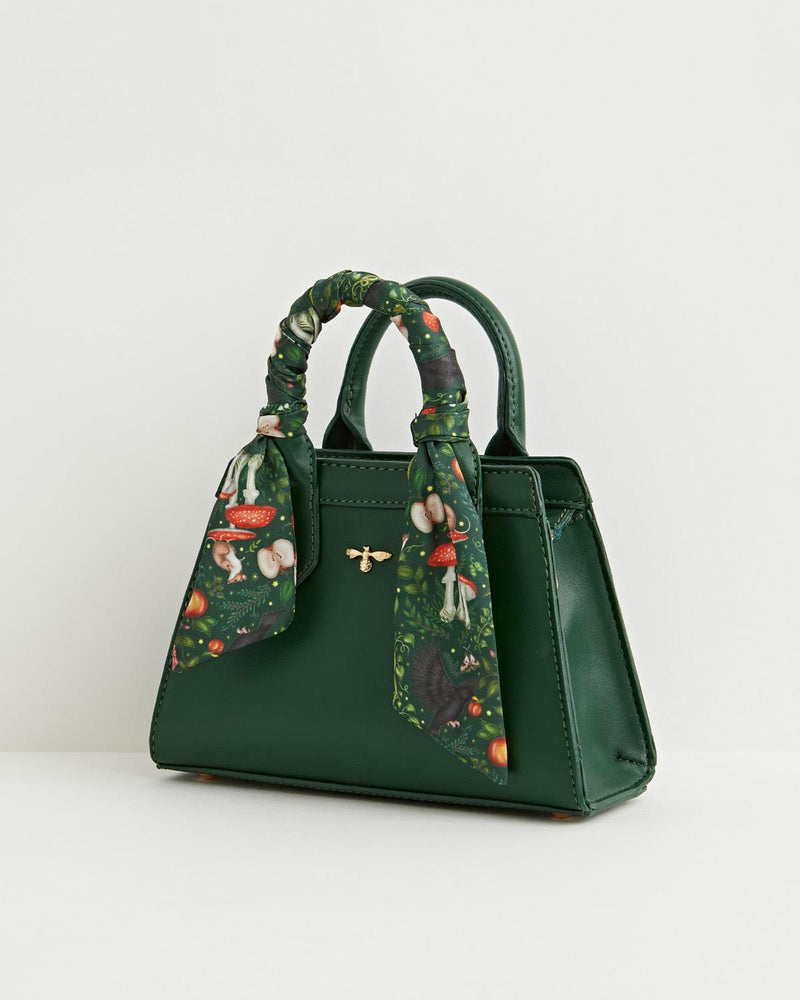 Catherine Rowe Into The Woods Small Tote - Green by Fable England