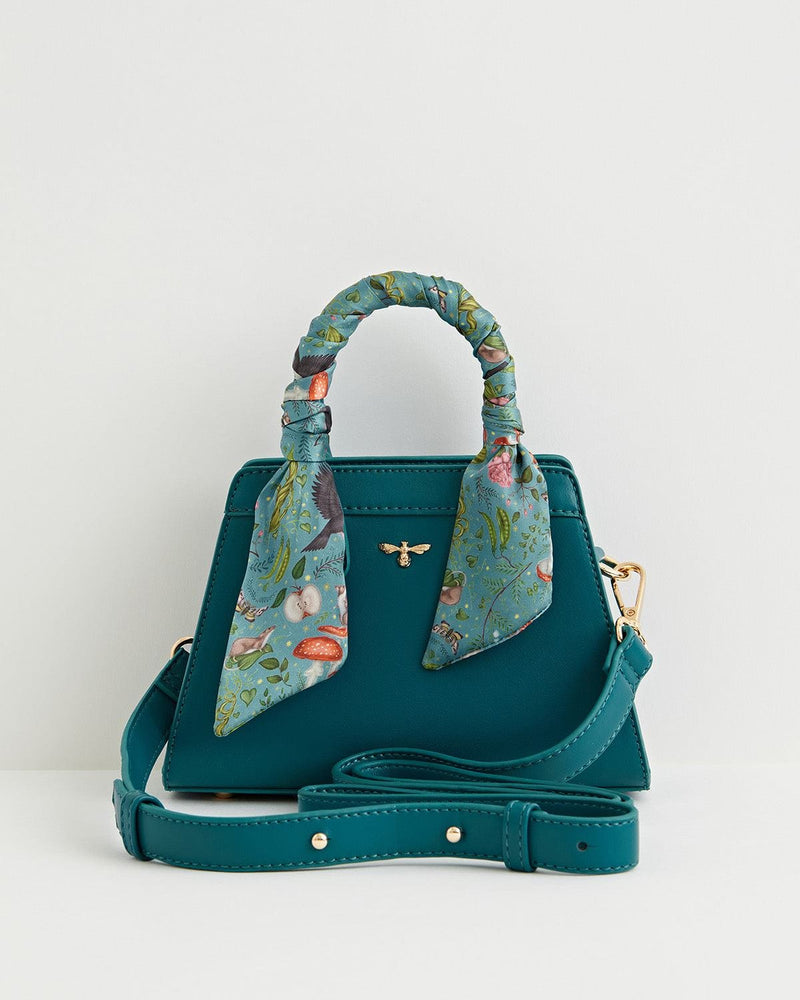 Catherine Rowe Into The Woods Small Tote - Teal by Fable England