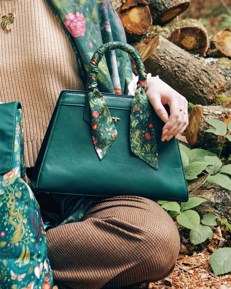 Catherine Rowe Into The Woods Tote - Green by Fable England