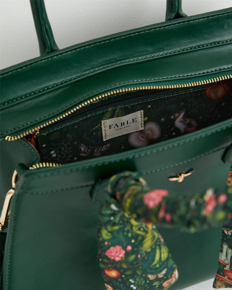 Catherine Rowe Into The Woods Tote - Green by Fable England