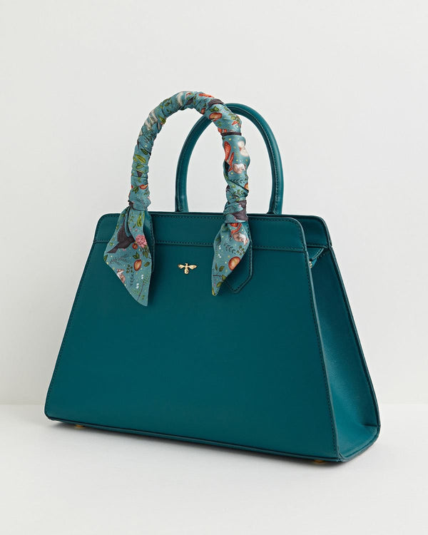 Catherine Rowe Into The Woods Tote - Teal by Fable England