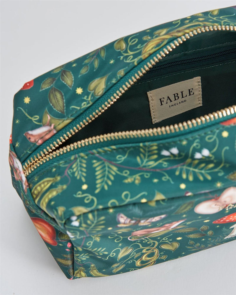 Catherine Rowe Into the Woods Travel Pouch - Green by Fable England