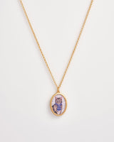 Catherine Rowe Pet Portraits Tabby Pendant Necklace by Fable England
