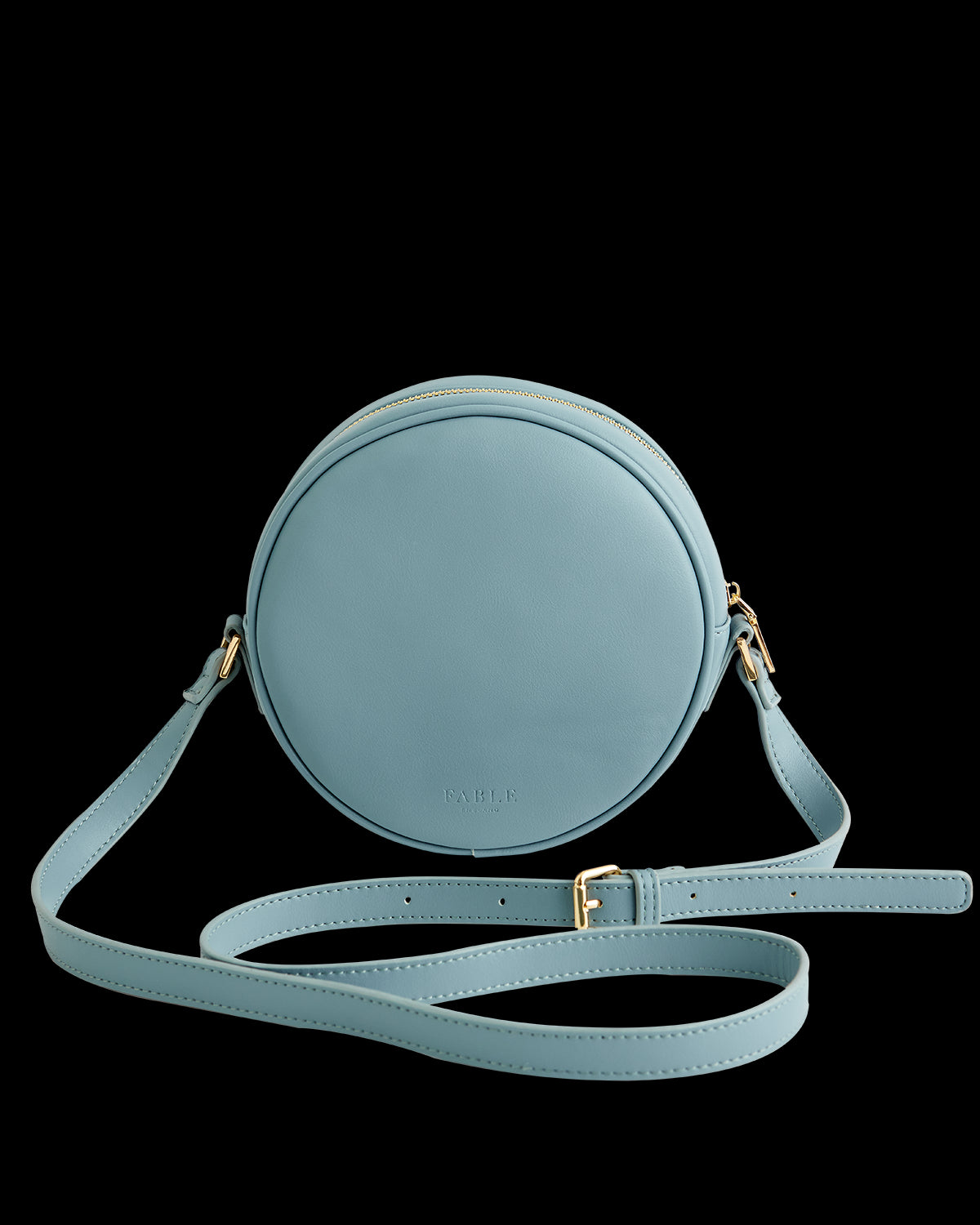 FABLE クロエ サークルバッグ 刺繍入り ドーマウス ブルー Chloe Circle Bag Embroidered Dormouse Blue | Fable England