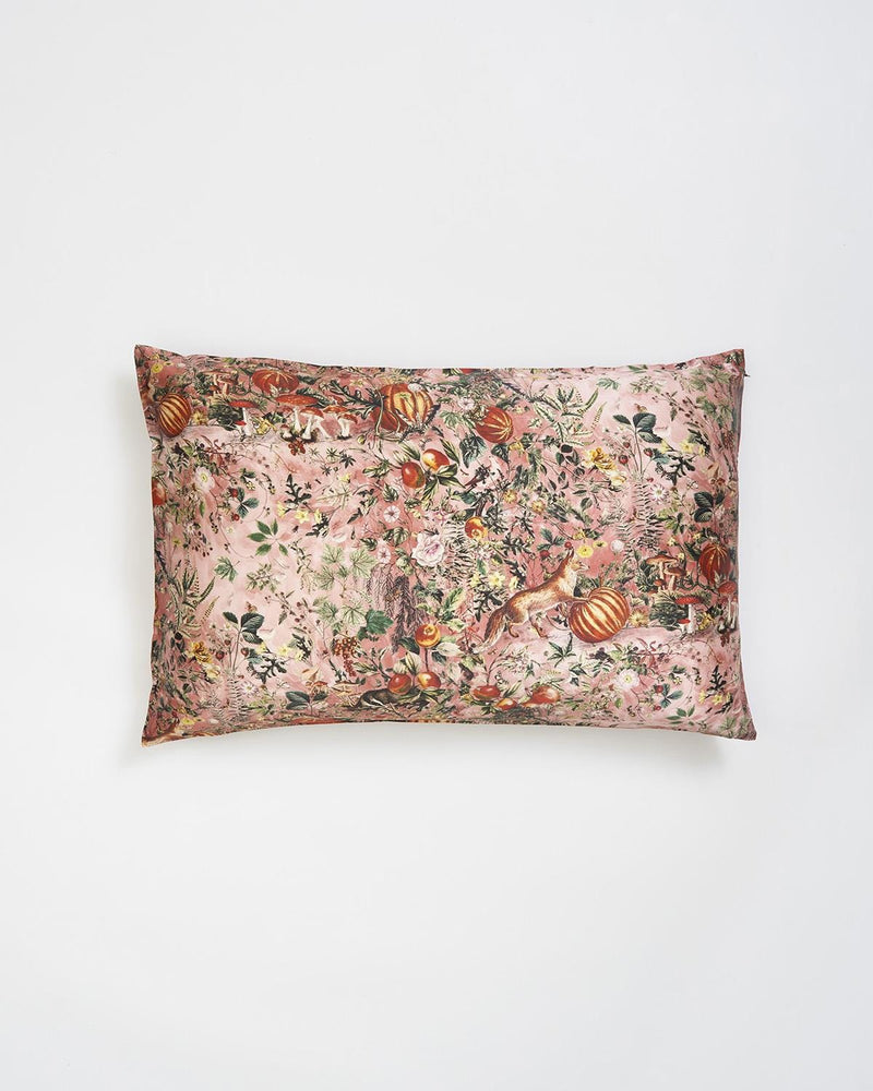 Fable England UK Pillow case Aurora Silk Pillowcase Pink Lady