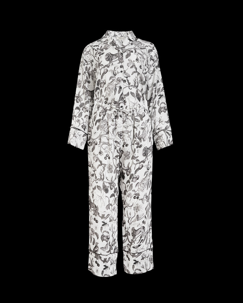 Tree of Life Monochrome Long Pyjamas