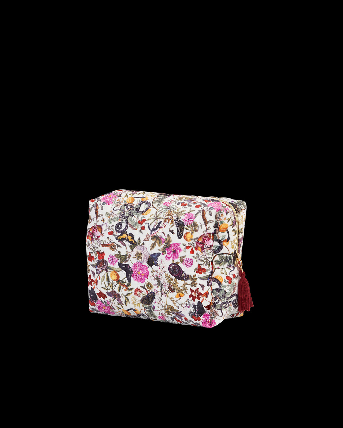Neceser Maquillaje Flores Terciopelo