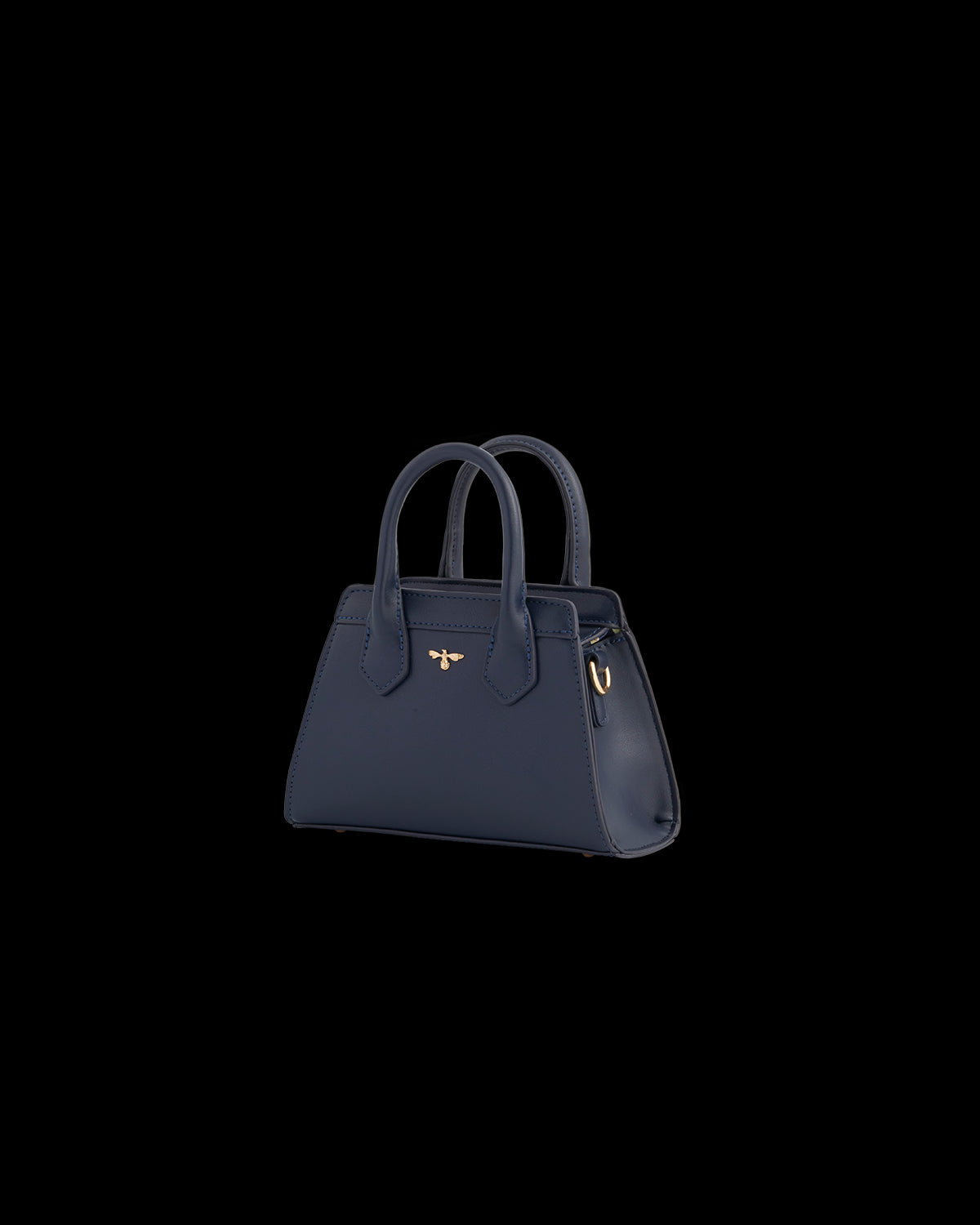 Mini Borsa Tote Wolf Garden Navy