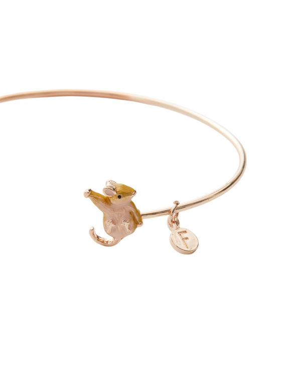 Enamel Dormouse Bangle