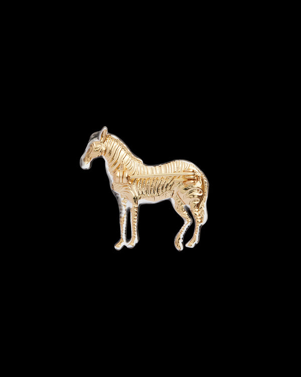 Zebra Brooch