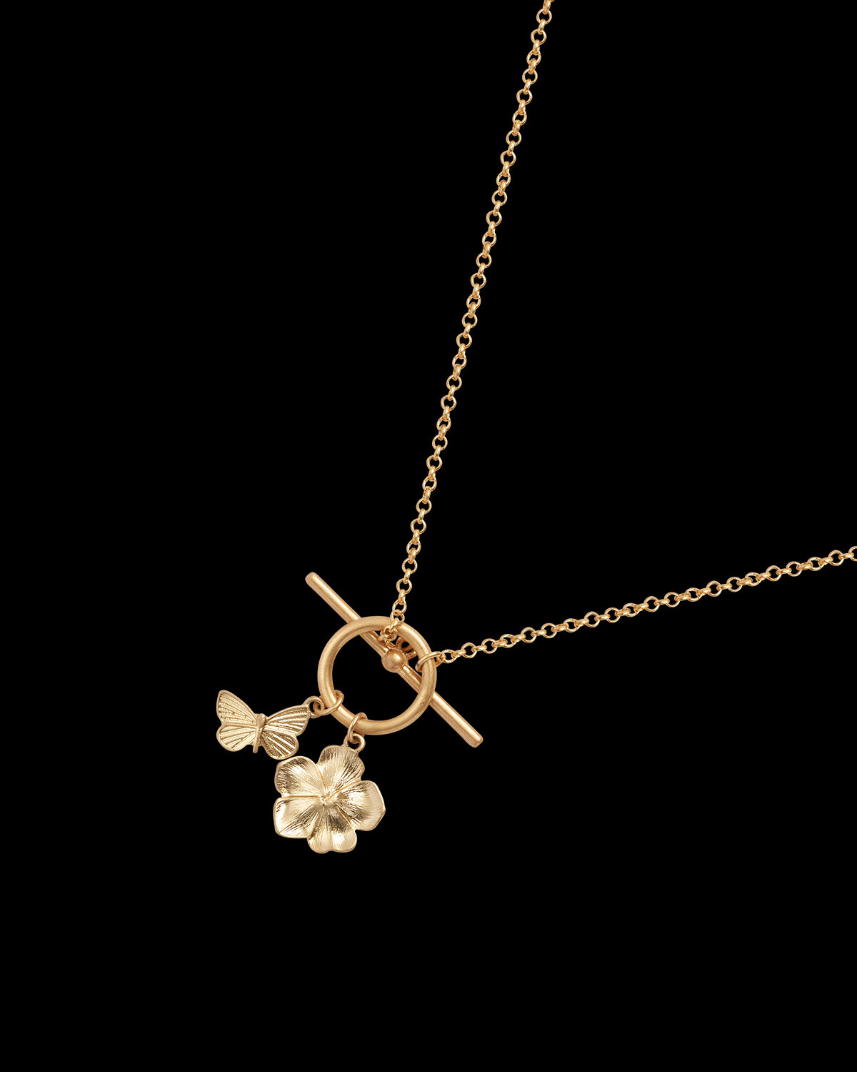 Collar Mariposa & Flor