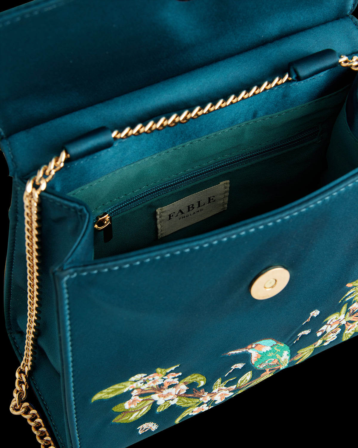 Morning Song Kingfisher Mini Teal Tote