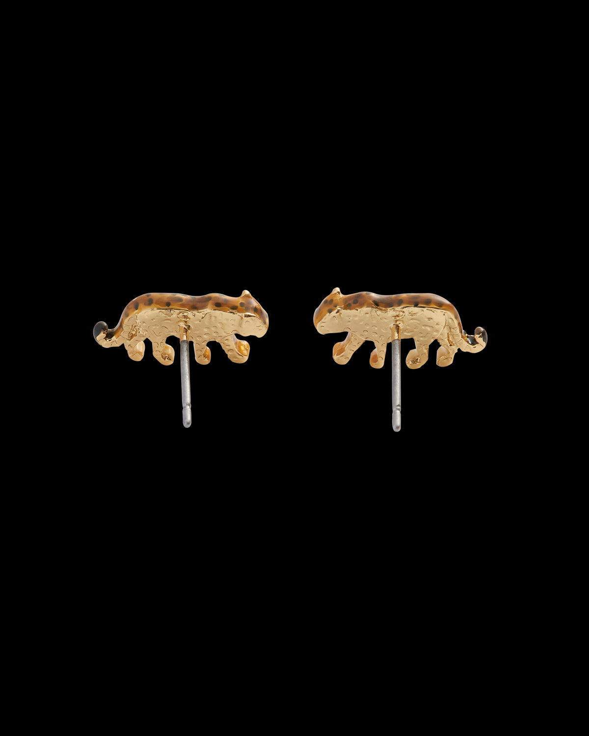 Leopard Stud Earrings