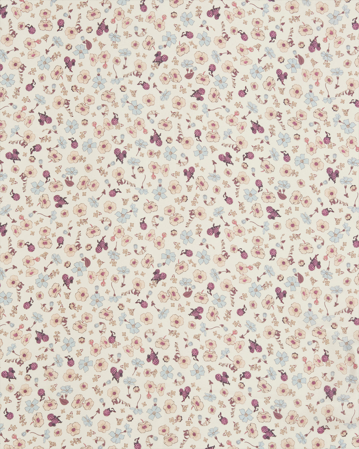 Fular Ligero Deco Blooms Crema