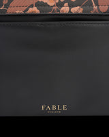 Deco Blooms Black Crossbody Handbag